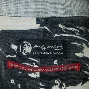 Washed out Jeans look jacket